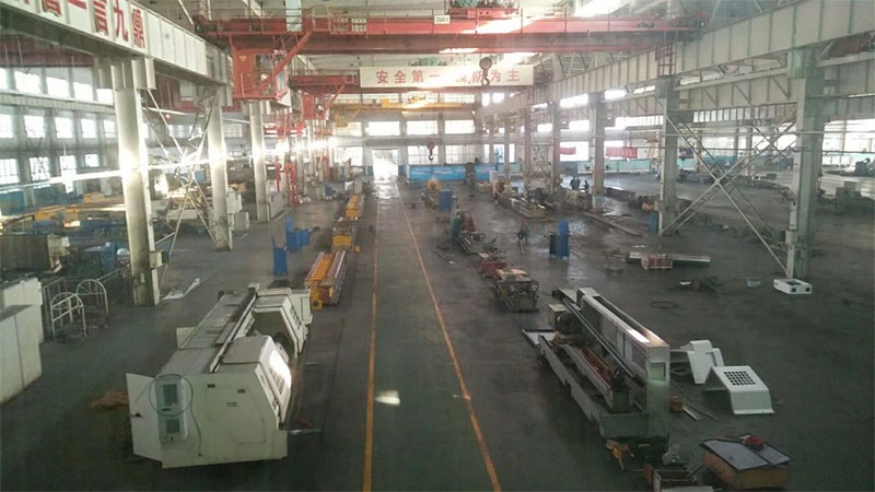 Assembly workshop of CNC lathe